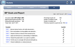 Built-In IEP Reporting